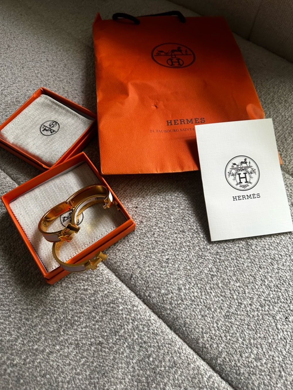 Hermes Bracelet H-Clic Set